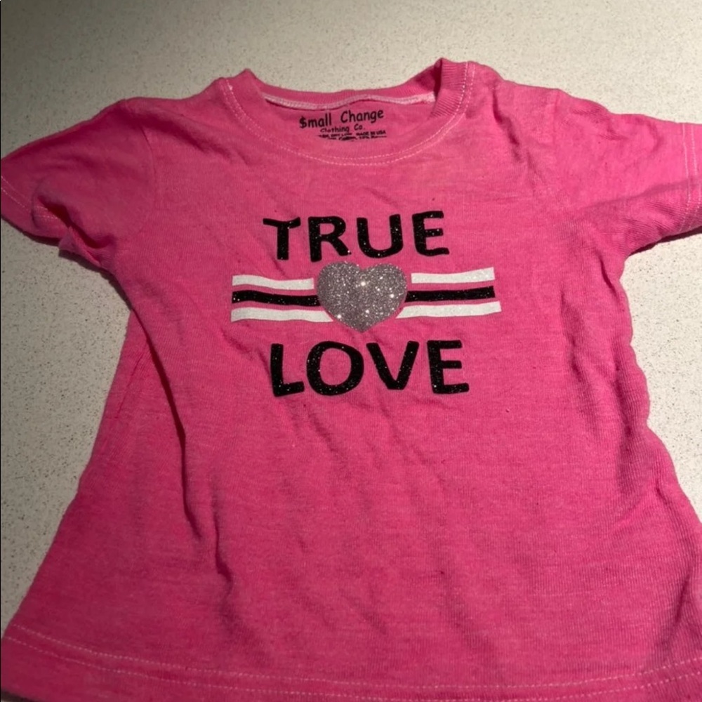 Pink True Love Sparkle T. 12-18 mon